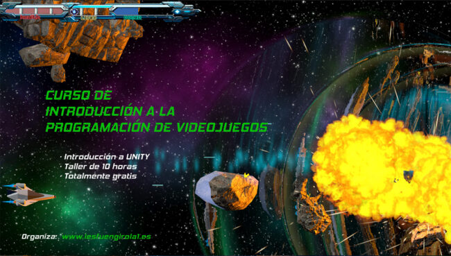 Imagen de Cabecera de promoción del taller de Unity