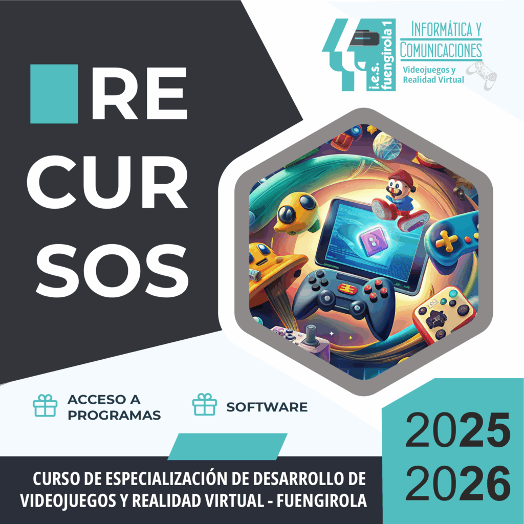 Carátula del flip-book con los recursos usados en el curso de especialización.